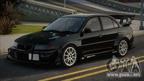 Mitsubishi Lancer Evolution V Blek para GTA San Andreas