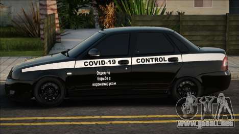 Lada Priora Covid-19 Control para GTA San Andreas