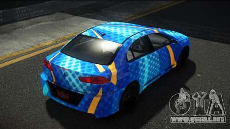 Mitsubishi Lancer Evo X YHG S4 para GTA 4