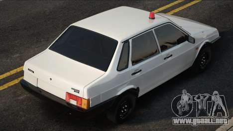 VAZ 21099 Blanco con luz intermitente para GTA San Andreas