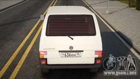 1999 Volkswagen Transporter 4 Stock para GTA San Andreas