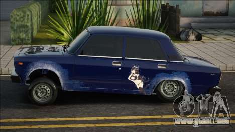 VAZ 2105 Azul Clásico para GTA San Andreas