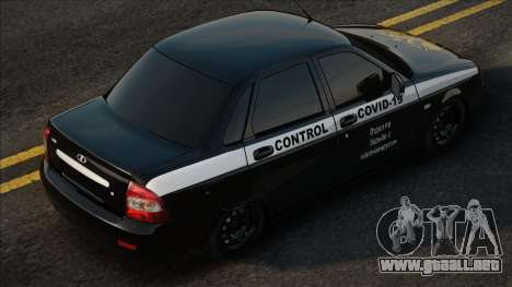 Lada Priora Covid-19 Control para GTA San Andreas