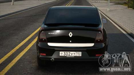 Renault Logan Blek para GTA San Andreas