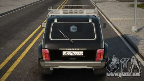 VAZ 2121 Versión Negra para GTA San Andreas