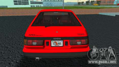Toyota Sprinter Trueno AE86 85 para GTA Vice City