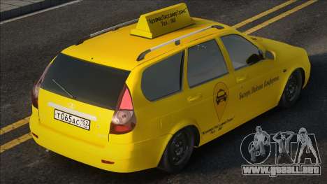 Lada Priora Taxi para GTA San Andreas