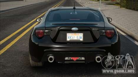 Subaru BRZ 2013 Blek para GTA San Andreas