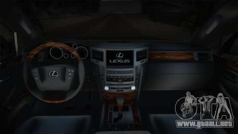 Lexus 570 2013 v1 para GTA San Andreas