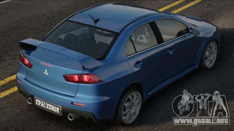 Mitsubishi Lancer Evolution Blue para GTA San Andreas