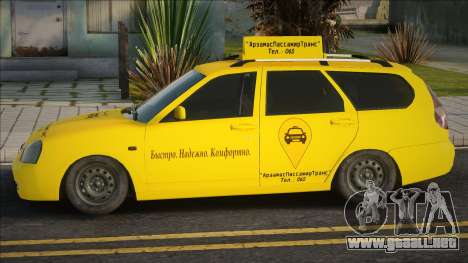 Lada Priora Taxi para GTA San Andreas