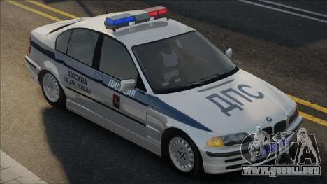 BMW 325I (E46) - Policía sobre la policía de trá para GTA San Andreas