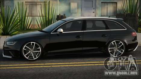 Audi RS4 Blek para GTA San Andreas