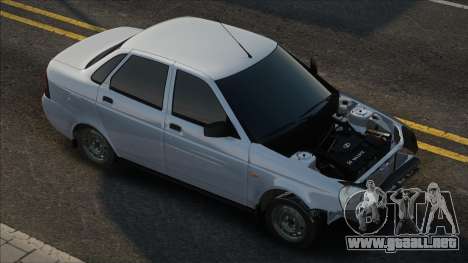 Lada Priora Vagabundo Blanco para GTA San Andreas