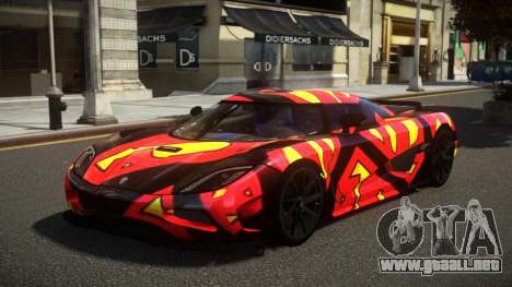 Koenigsegg Agera Exils S14 para GTA 4