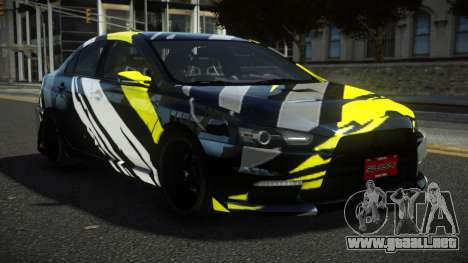 Mitsubishi Lancer Evo X YHG S5 para GTA 4