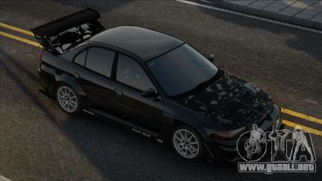 Mitsubishi Lancer Evolution V Blek para GTA San Andreas