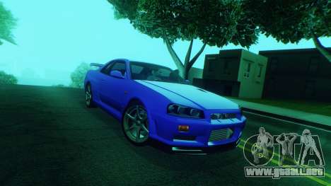 1999 Nissan Skyline GT-R R34 para GTA San Andreas