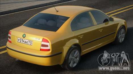 Skoda Superb Yellow para GTA San Andreas