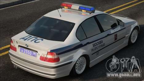 BMW 325I (E46) - Policía sobre la policía de trá para GTA San Andreas