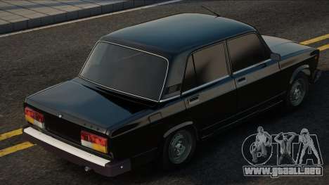 Colección VAZ 2107 Negro para GTA San Andreas