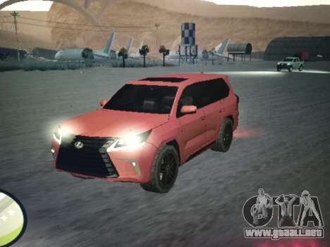 Lexus LX 570 lowpoly para GTA San Andreas