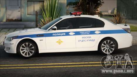 BMW M5 E60 Policía de Tráfico 2012-2015 para GTA San Andreas