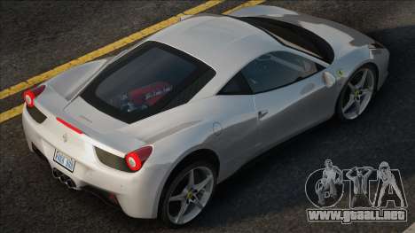 Ferrari 458 Italia NEW para GTA San Andreas