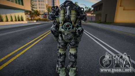 T-60 Power Armor - SAPD Urban Camo para GTA San Andreas