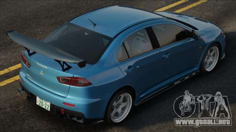 Mitsubishi Lancer Evolution X Bl para GTA San Andreas