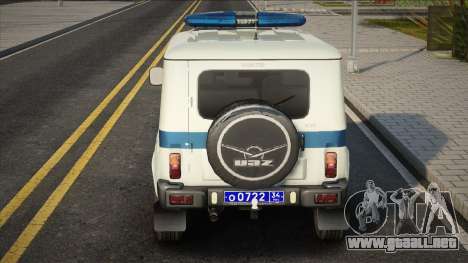 UAZ Cazador Volgogrado PPS Policía para GTA San Andreas