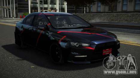 Mitsubishi Lancer Evo X YHG S6 para GTA 4