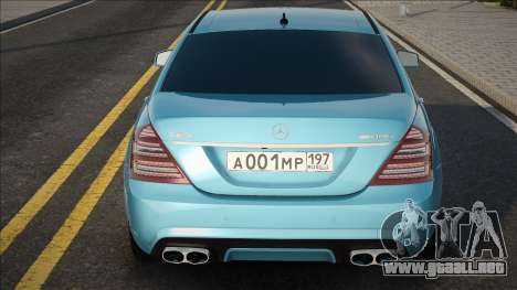 Mercedes-Benz S 65 AMG Blue para GTA San Andreas