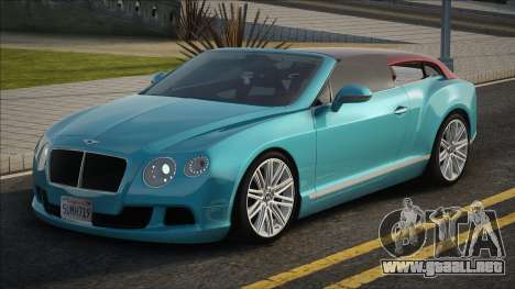 Bentley Continental GT 2014 Blue para GTA San Andreas