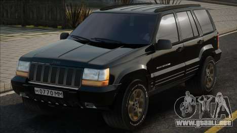 Jeep Grand Cherokee ZJ Blek para GTA San Andreas