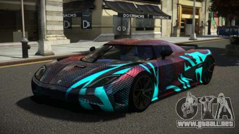 Koenigsegg Agera Exils S12 para GTA 4