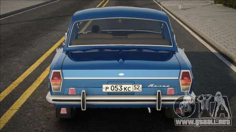 GAZ-24 Volga Versión Azul para GTA San Andreas