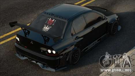 Mitsubishi Lancer Evo IX Blek para GTA San Andreas