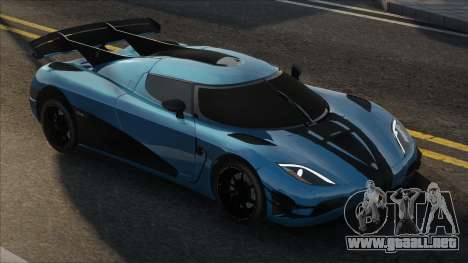 Koenigsegg Agera [Blue] para GTA San Andreas