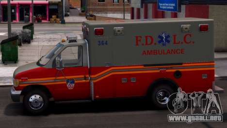 1998 Ford E-350 Ambulance para GTA 4