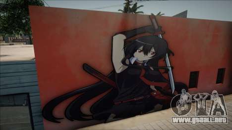 Mural Akame para GTA San Andreas