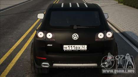 Volkswagen Touareg R50 Blek para GTA San Andreas