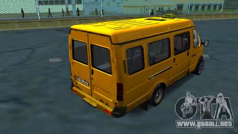 Minibús GAZelle 3221 para GTA Vice City