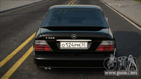 Mercedes-Benz W124 E500 Blek Edit para GTA San Andreas