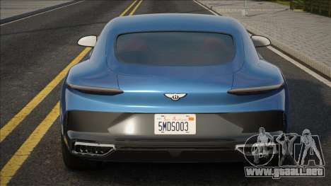 Bentley Batur Blue para GTA San Andreas