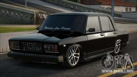 VAZ 2107 Negro Clásico para GTA San Andreas