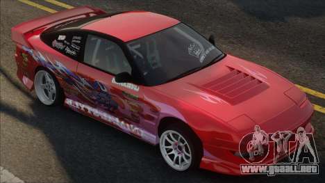 Nissan 180SX Red para GTA San Andreas