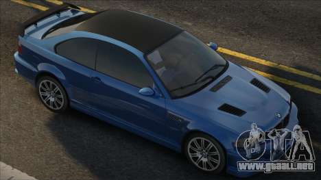 2001 BMW M3 GTR Street para GTA San Andreas