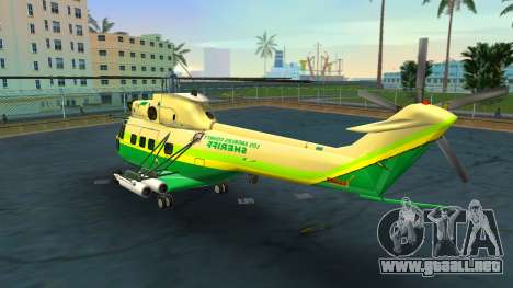 Los Angeles Sheriff Dept Super Puma para GTA Vice City