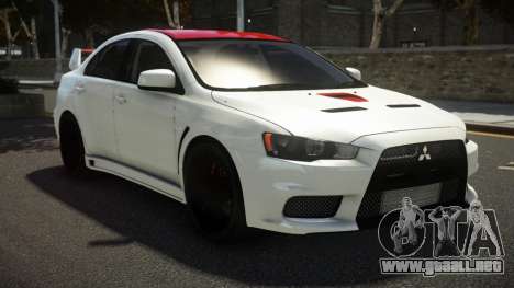 Mitsubishi Lancer Evo X V-Style para GTA 4